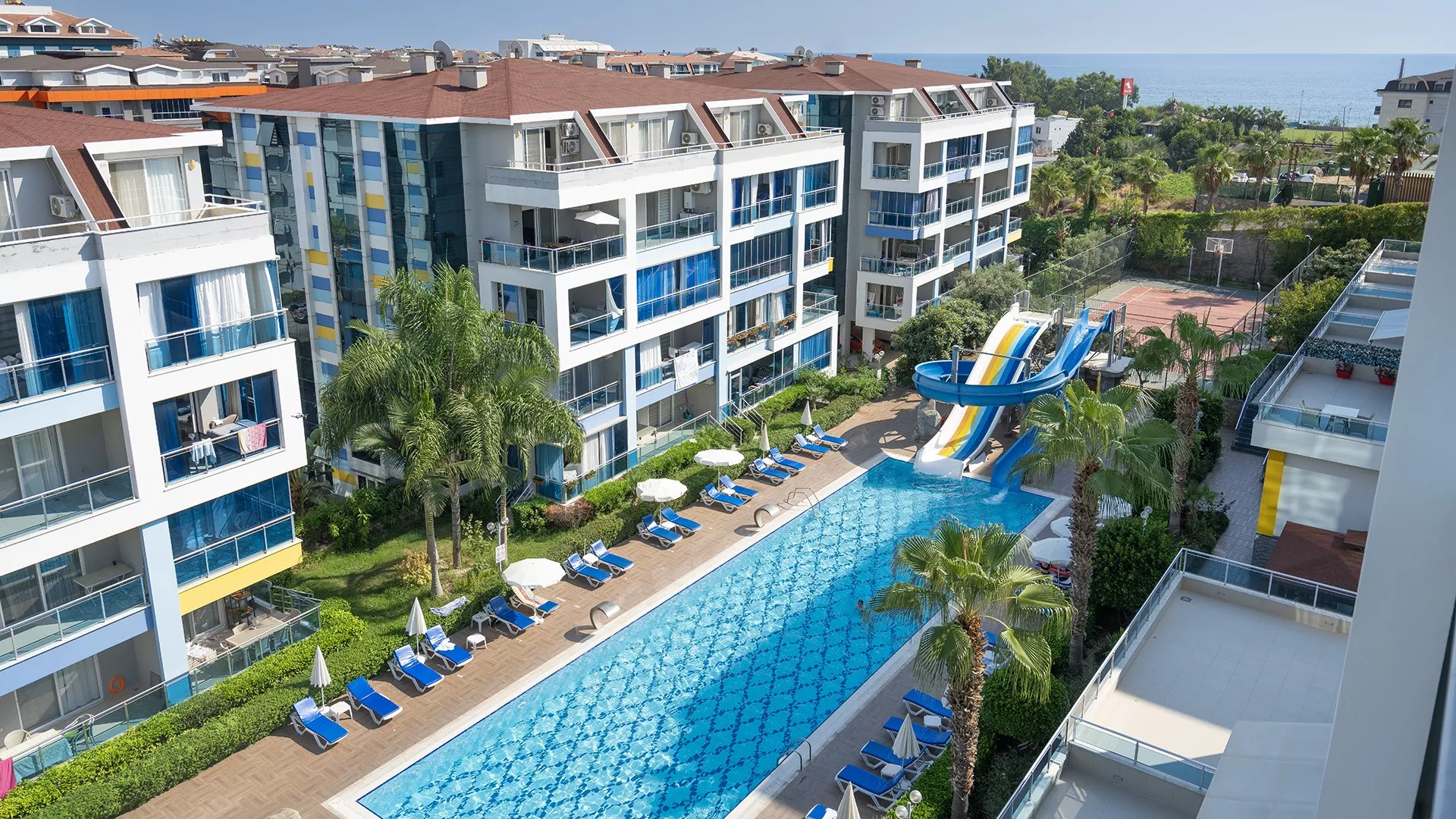 Zu Verkauf 3+1 Maisonette in Kestel, Alanya - mit Meerblick