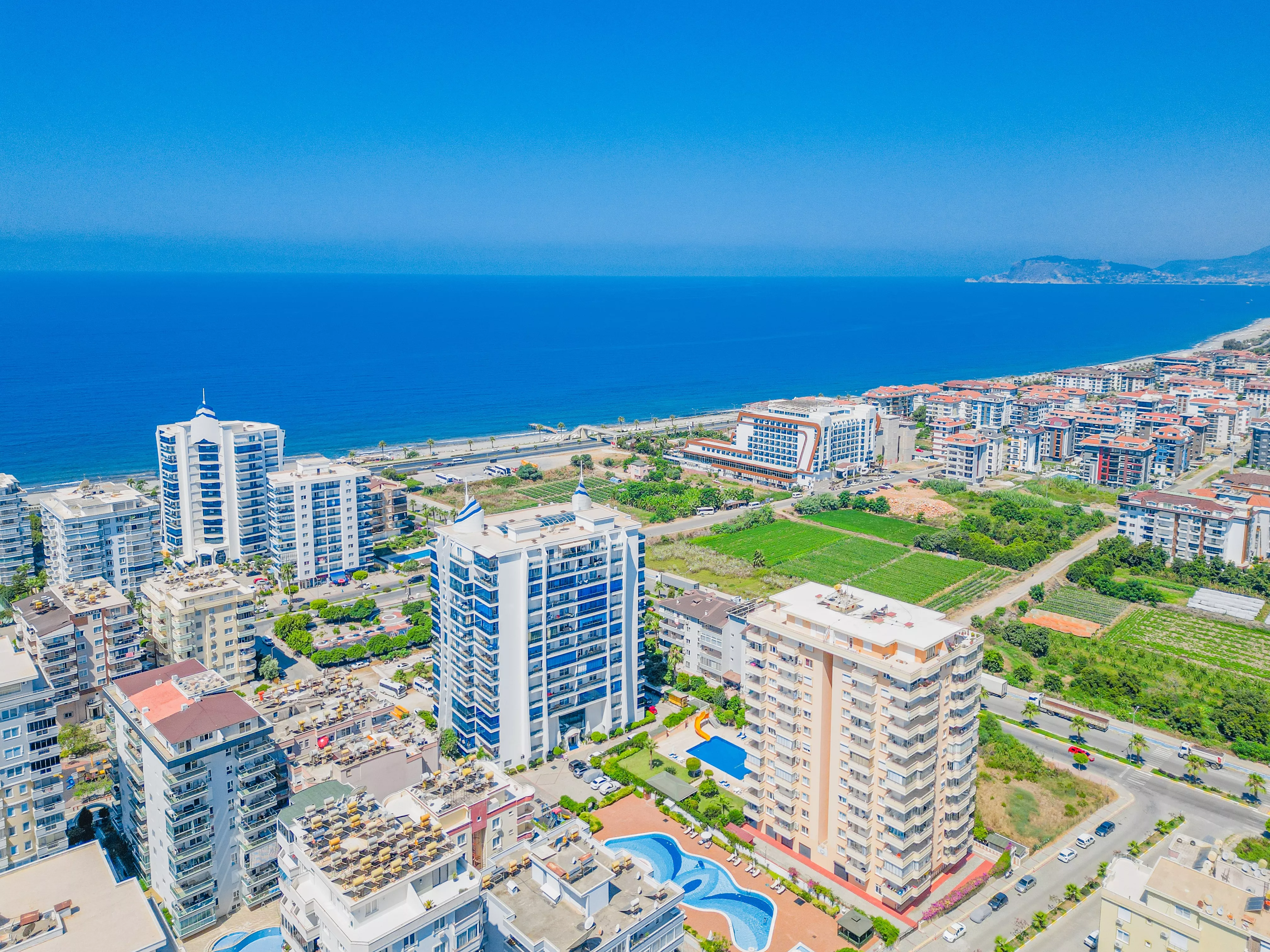 Plaja 100m Mesafede Satılık Geniş 1+1 Daire Alanya Mahmutlar