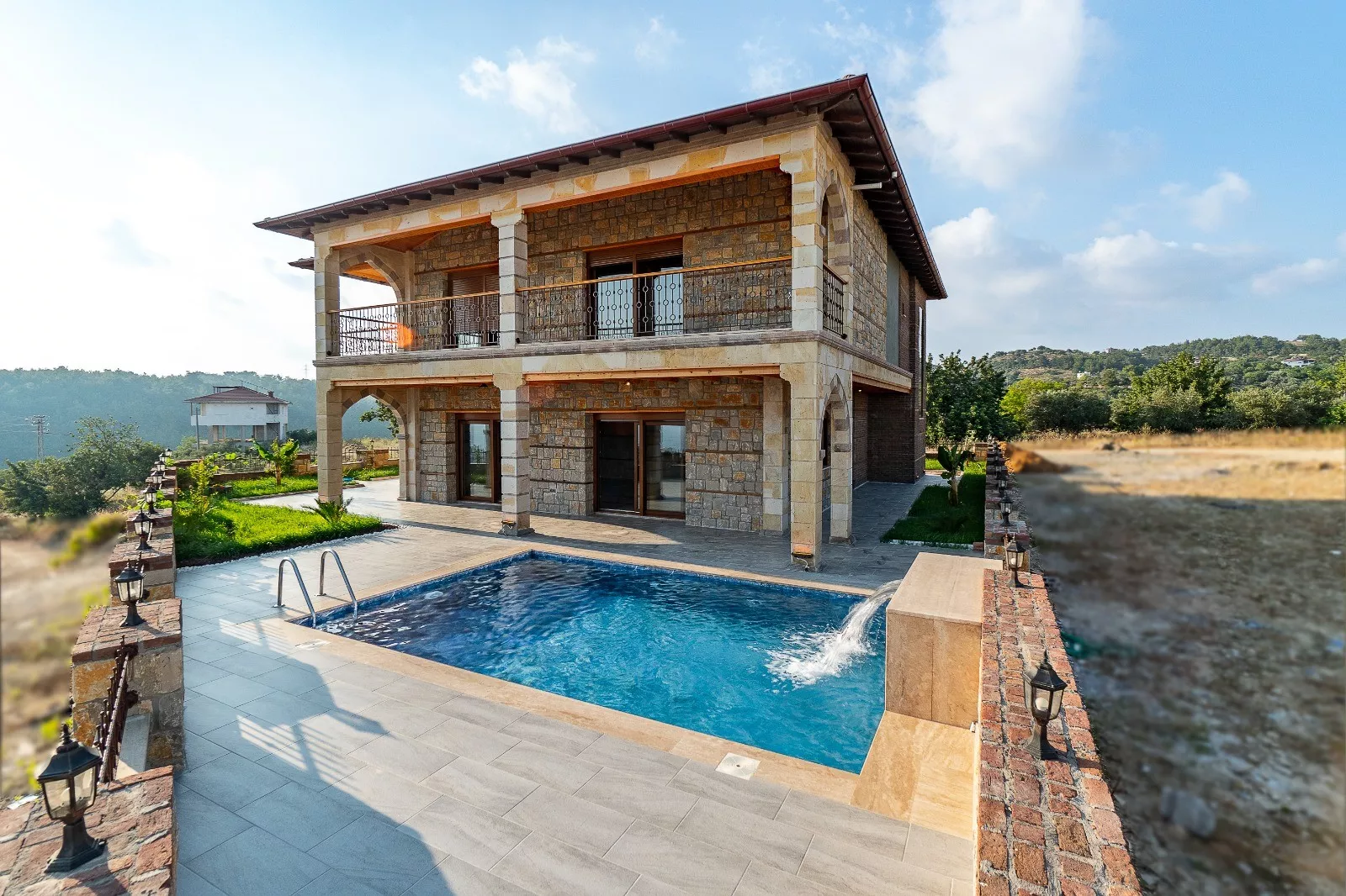 Satılık Müstakil 4+1 Stone Villa - Alanya İncekum
