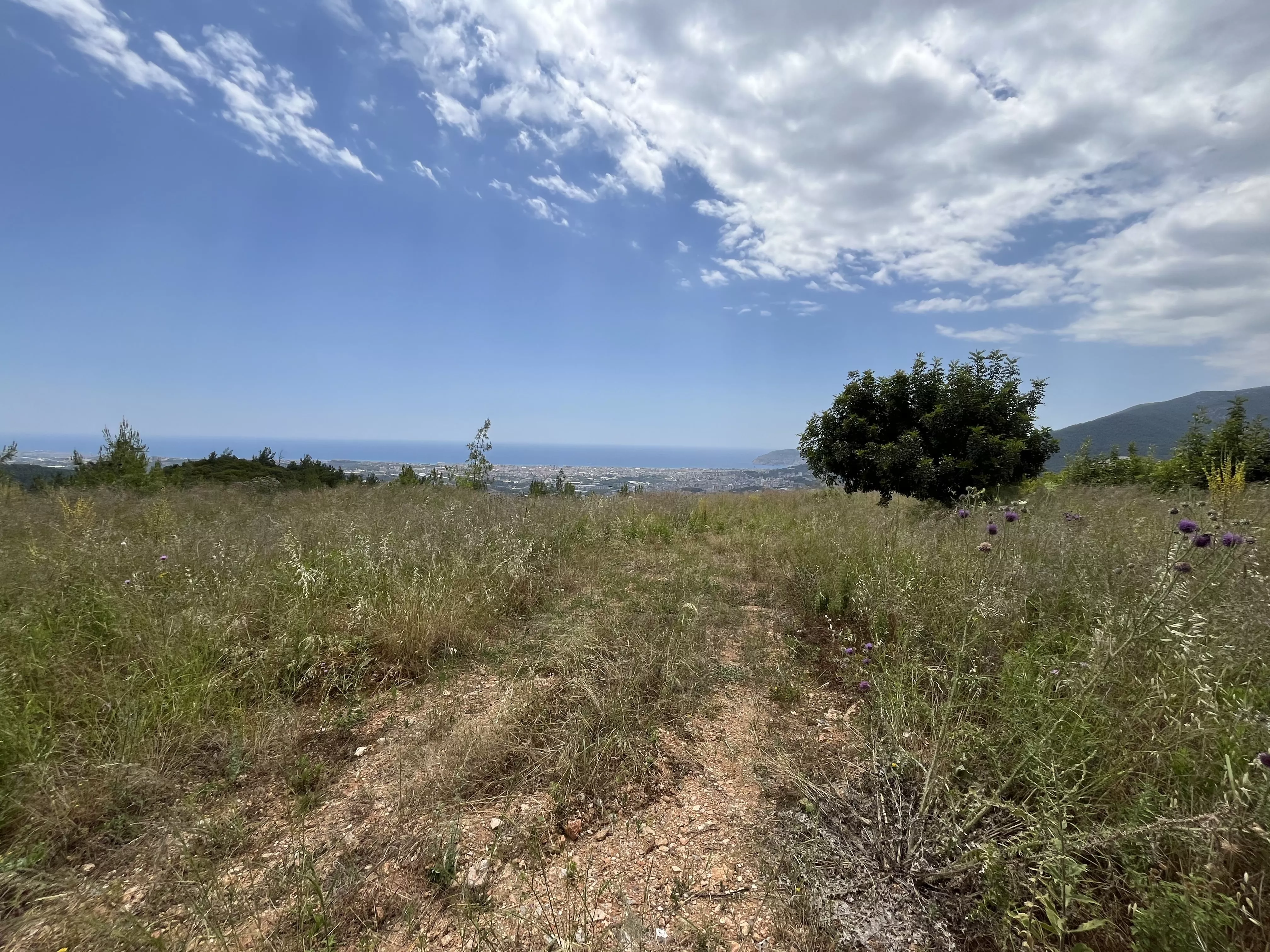 Alanya Kızılcaşehir Köyünde  Muhteşem Konumda Satılık Arazi