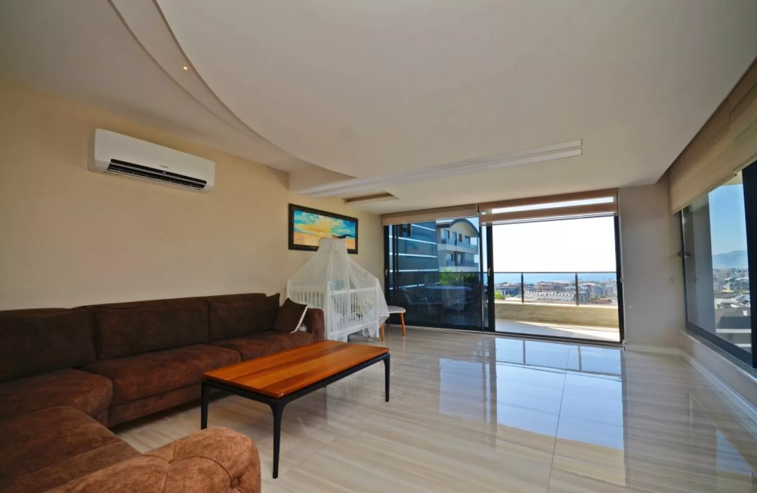 Muazzam Konumda Satılık Eşyalı 3+1 Bahçe Dubleks - Kargıcak