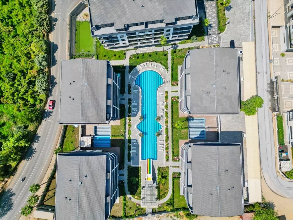 Lüks Site Olanaklarına Sahip Satılık 2+1 Daire - Alanya Oba