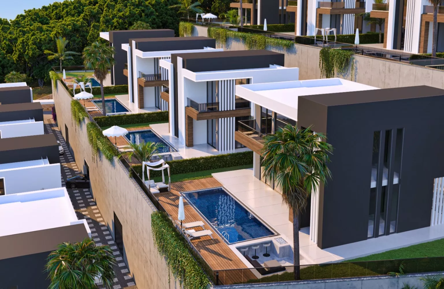 Deniz Manzaralı, Özel Havuzlu Lüks Villalar, Alanya Kargıcak