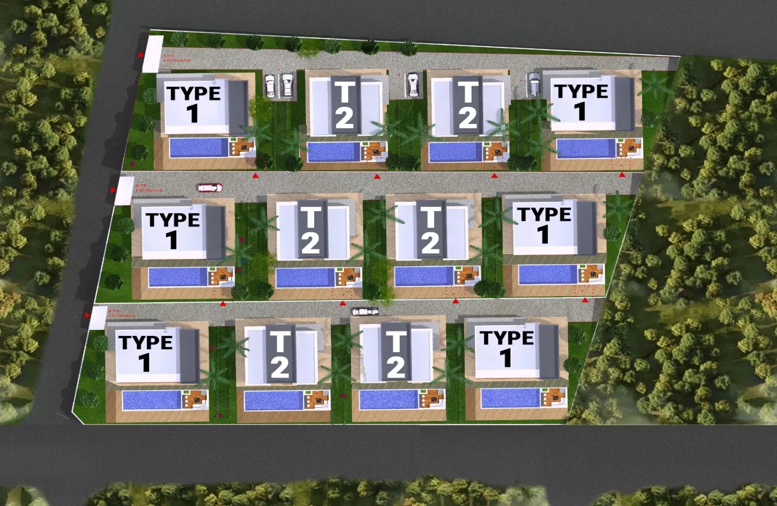 Deniz Manzaralı, Özel Havuzlu Lüks Villalar, Alanya Kargıcak