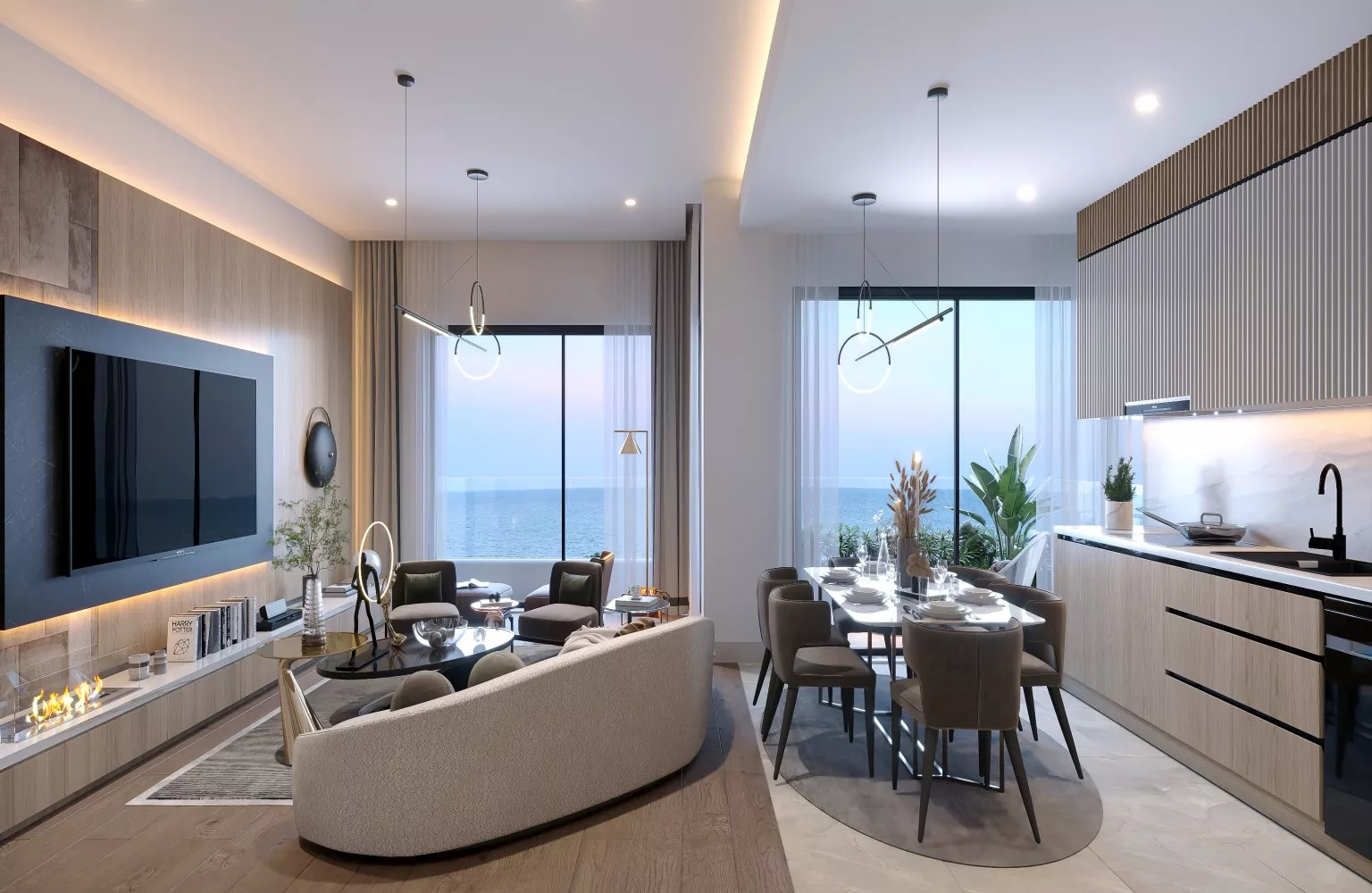 Luxury Seafront Apartments at Palma Residance, Konyaaltı