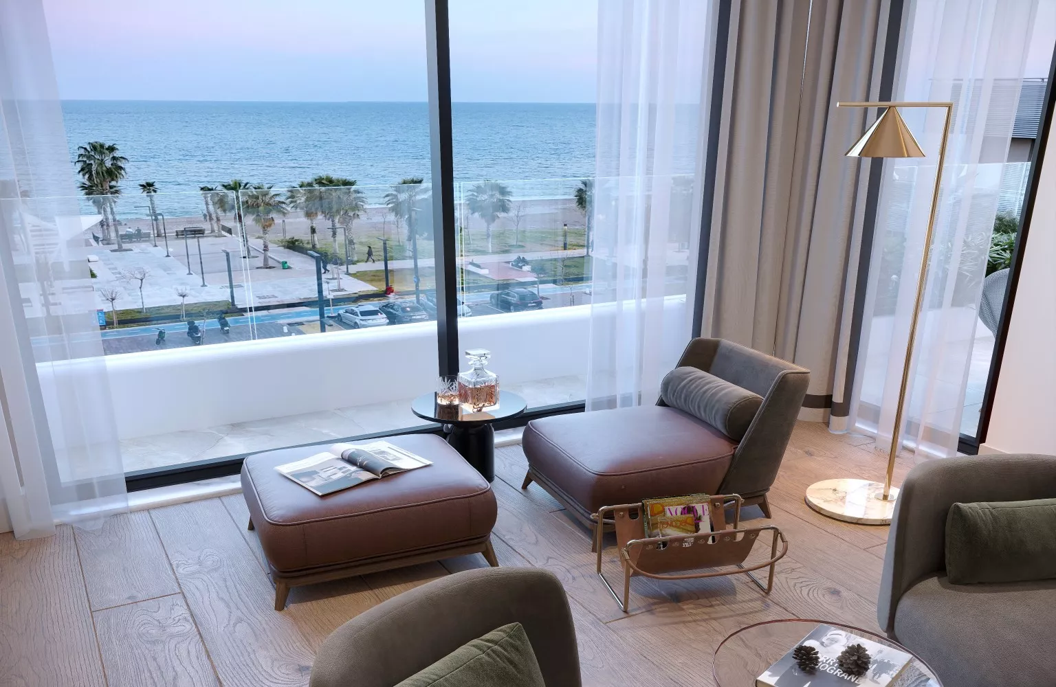 Luxury Seafront Apartments at Palma Residance, Konyaaltı