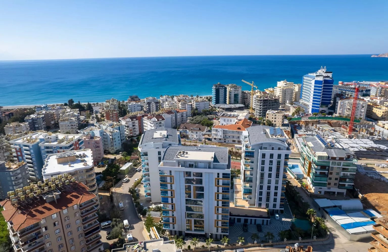 2+1 Wohnung zum Verkauf, nur 350 m vom Strand Alanya Tosmur