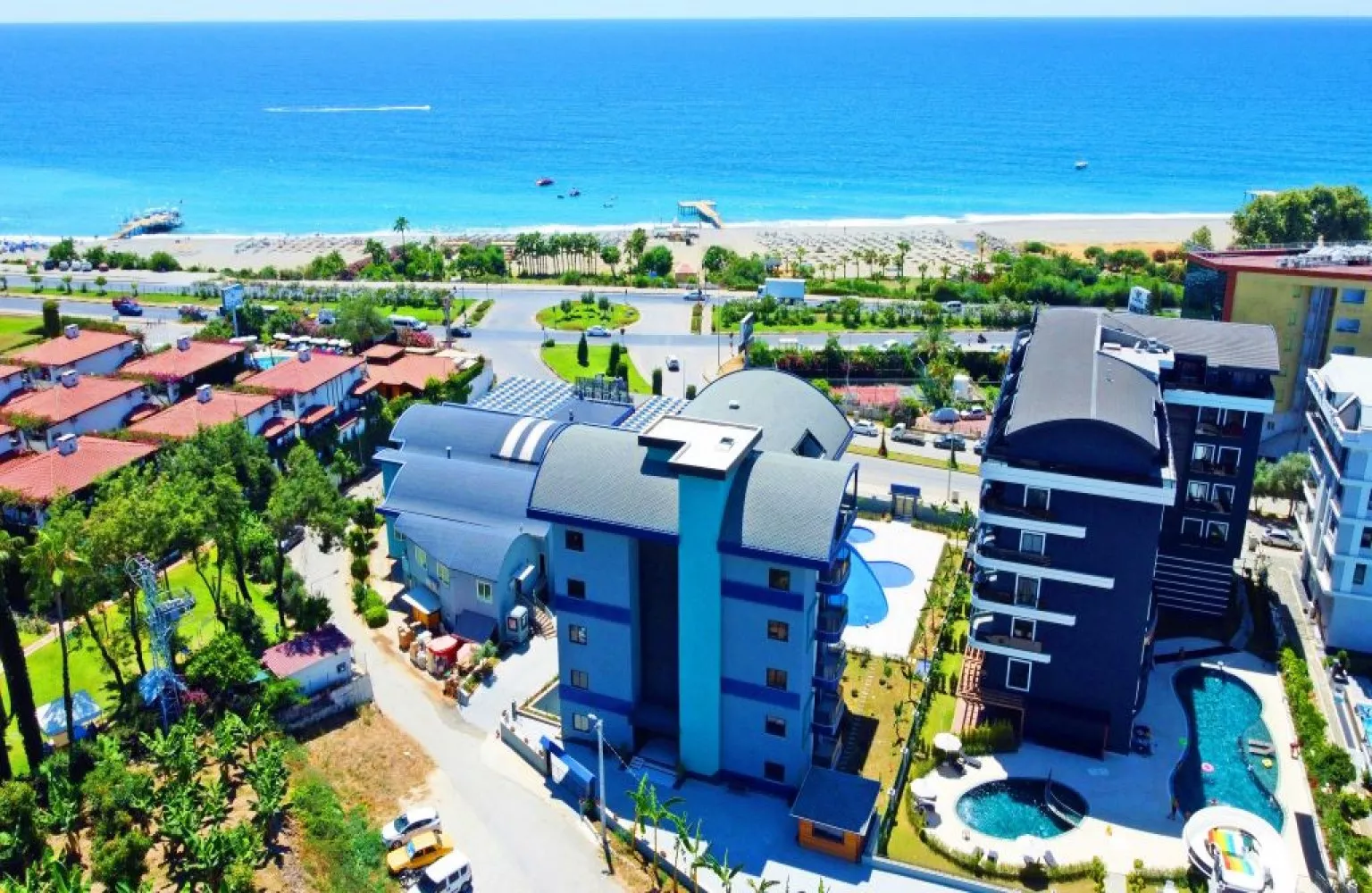 Satılık Deniz Manzaralı Eşyalı 1+1 Daire Alanya Kargıcak