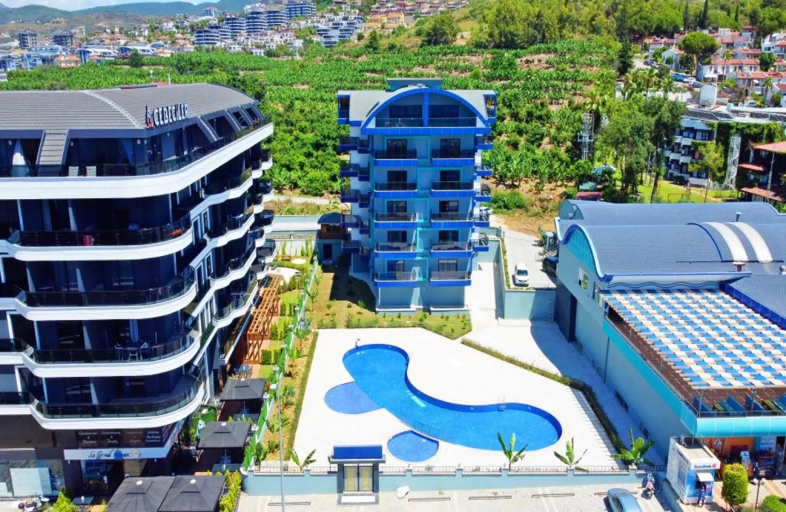 Satılık Deniz Manzaralı Eşyalı 1+1 Daire Alanya Kargıcak