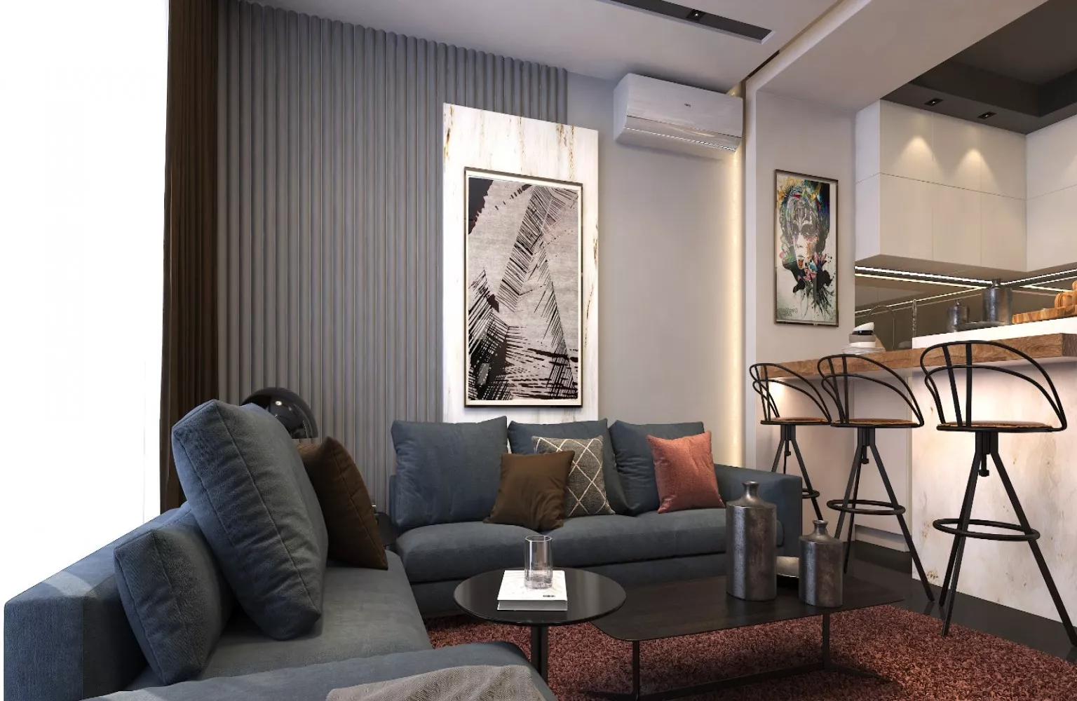 Moderne 1+1 und 2+1  Wohnungen in Antalya Altıntaş