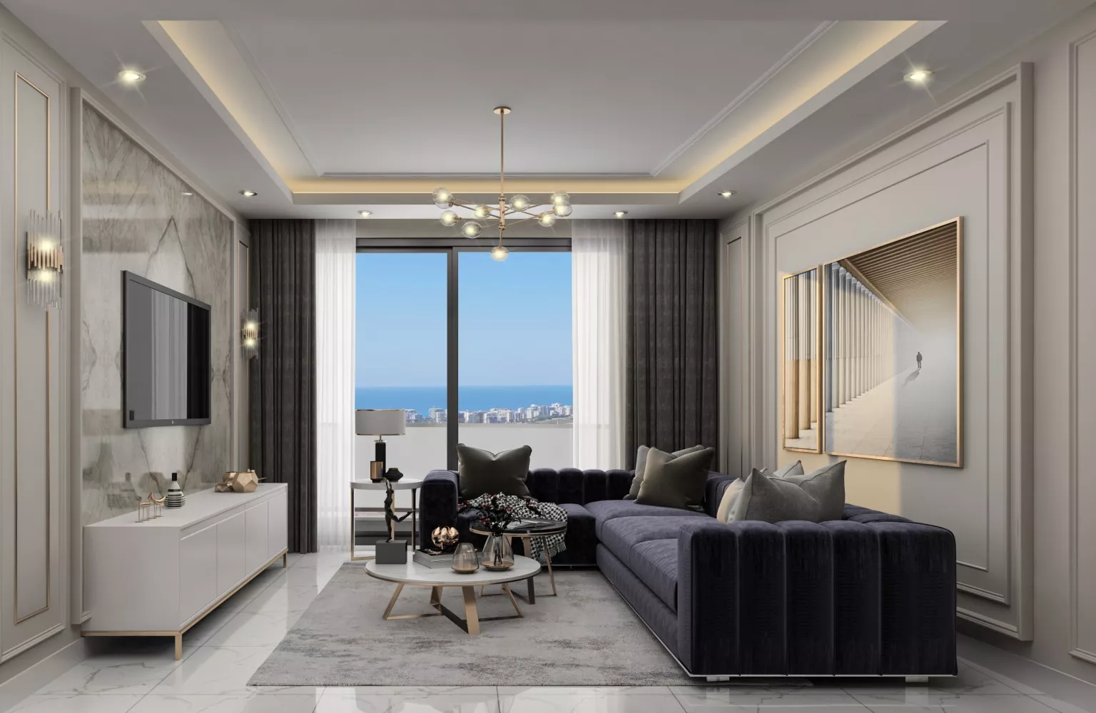 Alanya Mahmutlar’da Lüks 1+1 ve 2+1 Daireler – Modern Proje