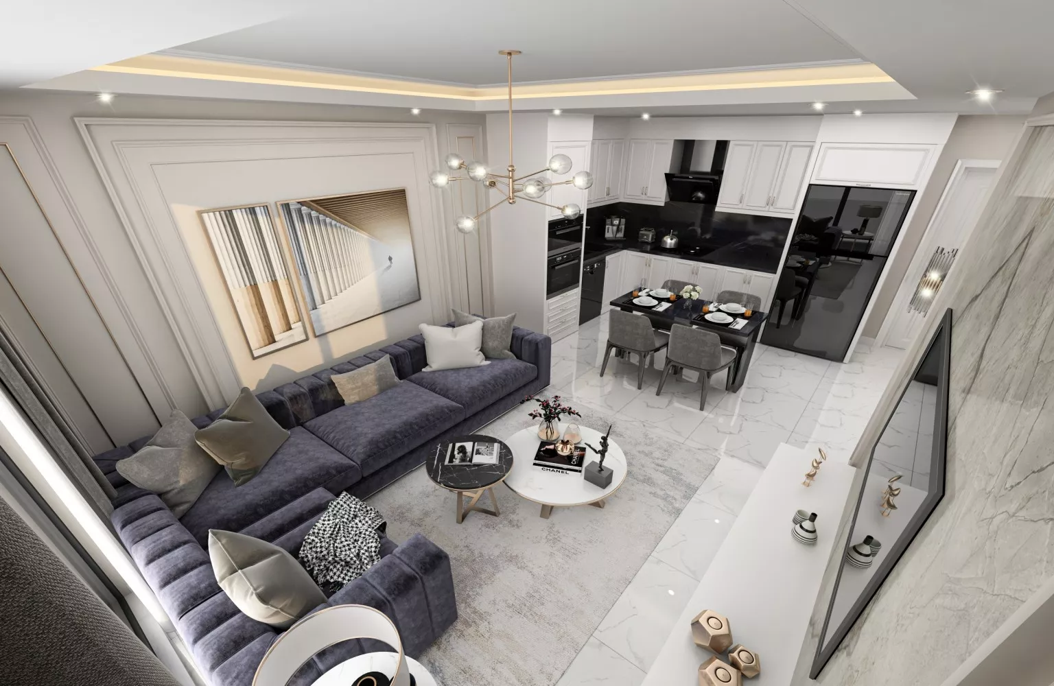 Alanya Mahmutlar’da Lüks 1+1 ve 2+1 Daireler – Modern Proje