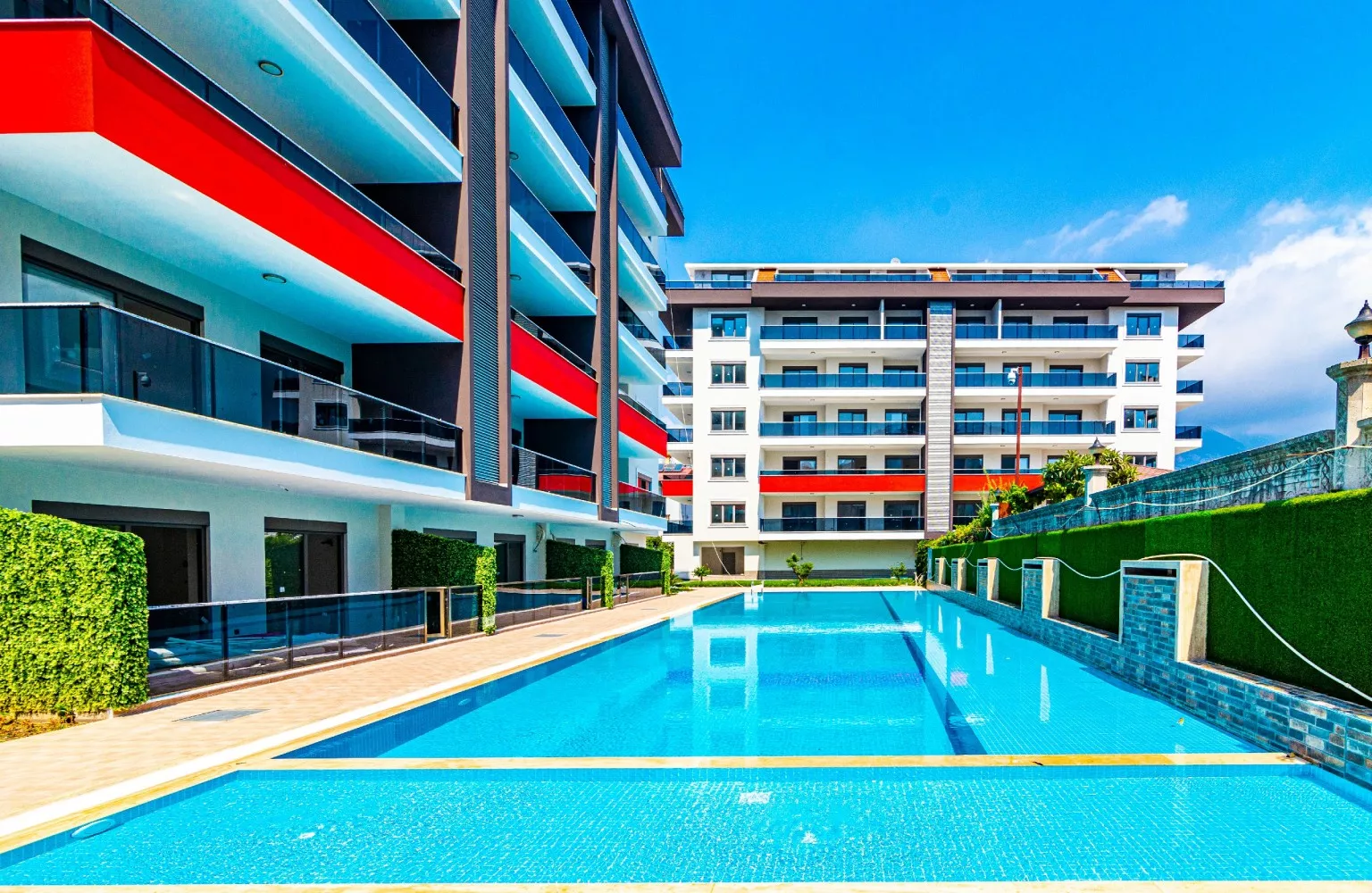 Alanya Kestel de sahile 150 m Konforlu Satılık 2+1 Daire