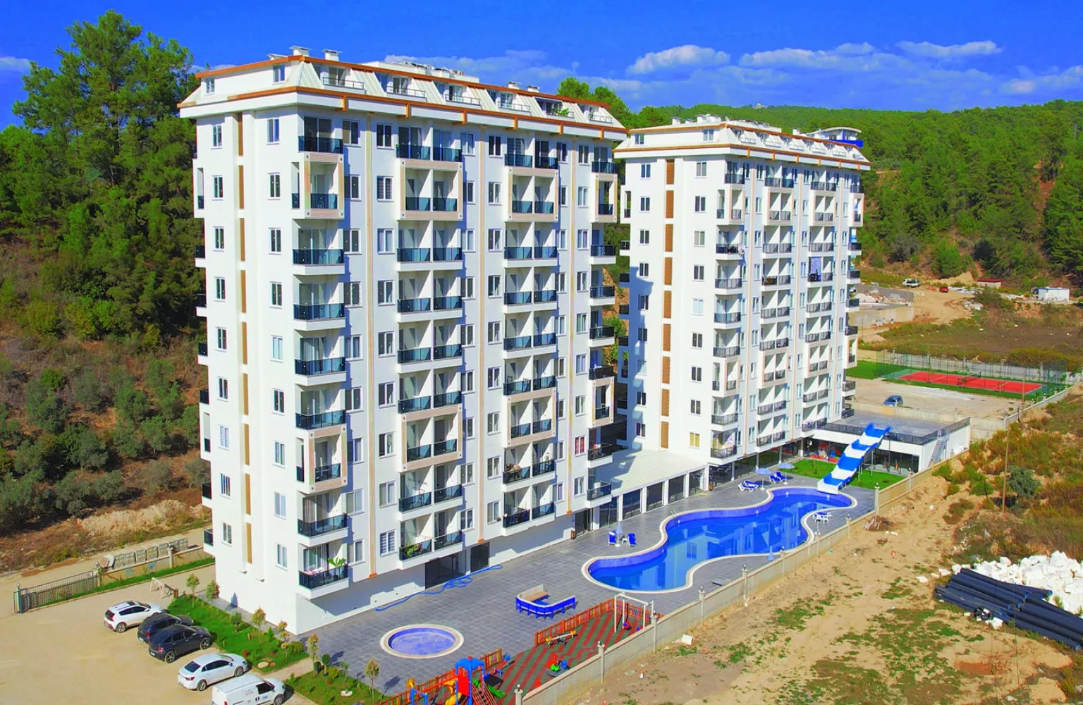 Alanya Avsallar Bölgesi Satılık Uygun Sıfır  1+1 Daire