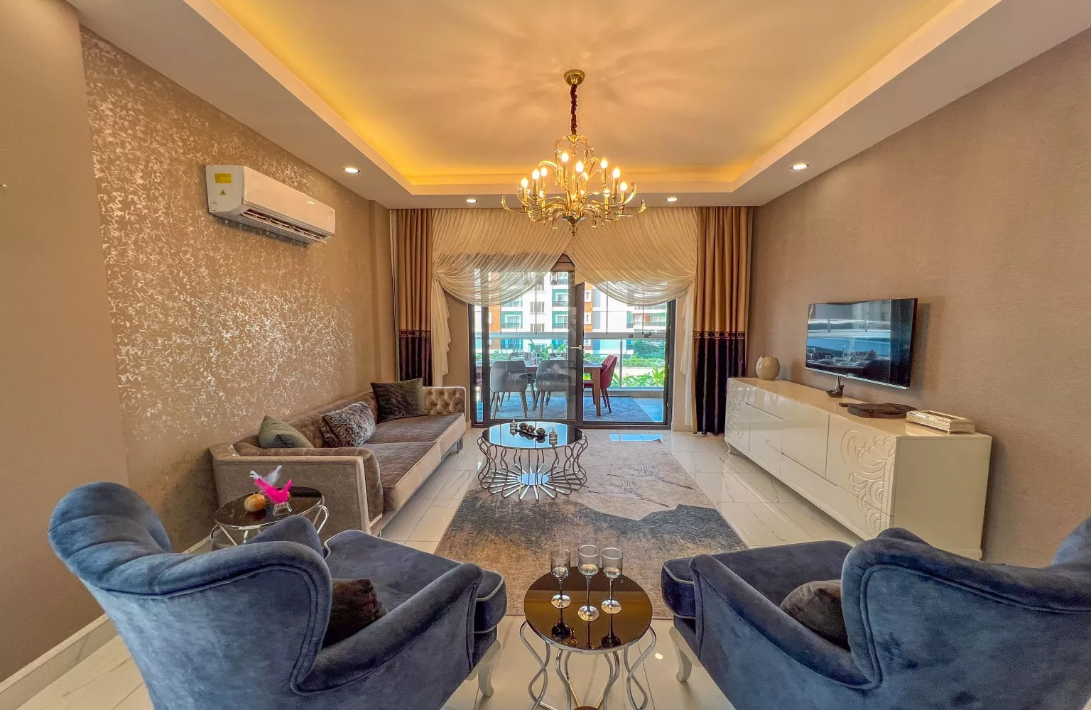 Full Sosyal Aktiviteli Eşyalı Satılık 3+1 Daire - Oba Alanya