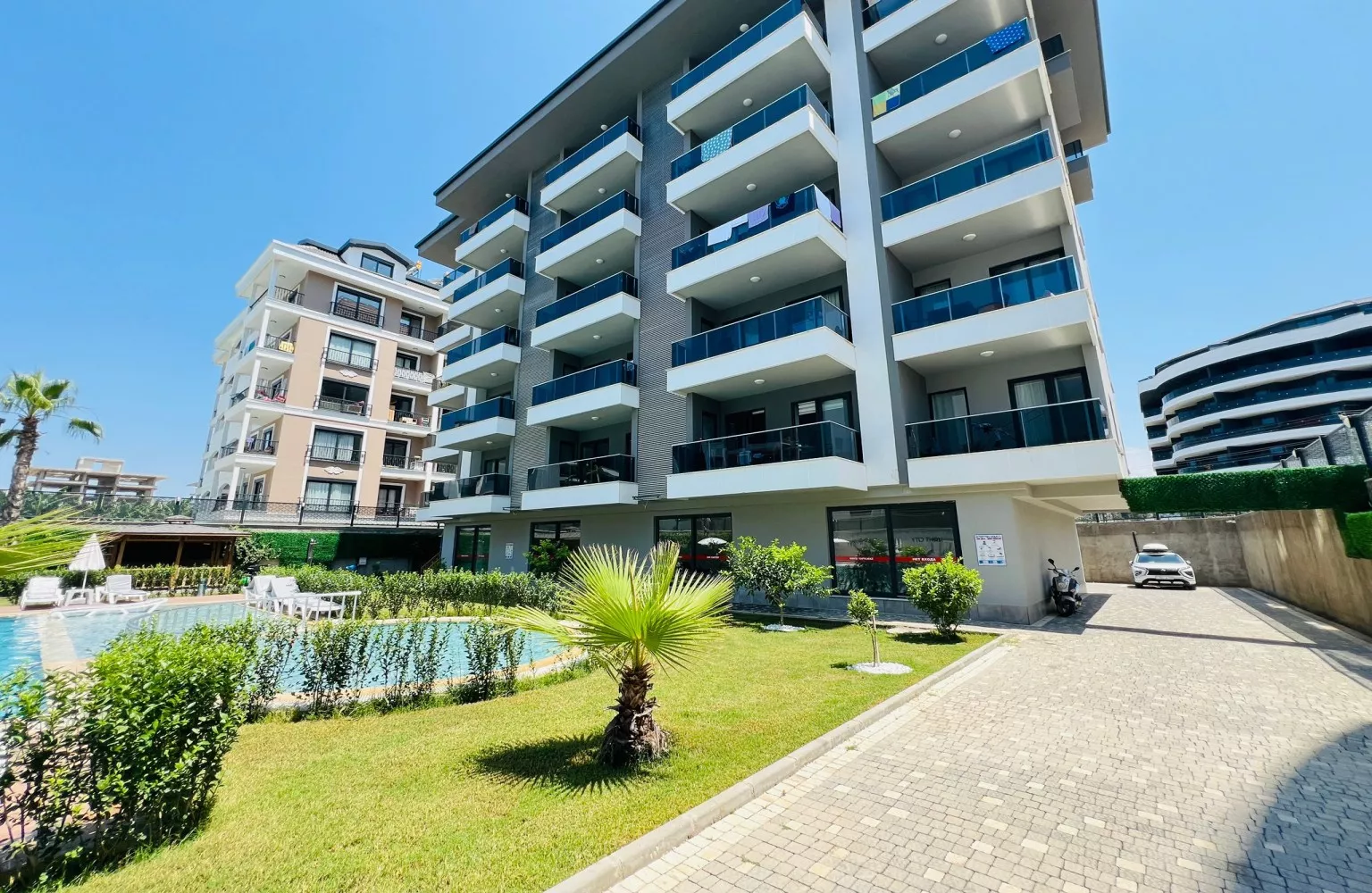Luxuriöse 1+1 Wohnung in Kargıcak  Alanya – 70 m vom Strand
