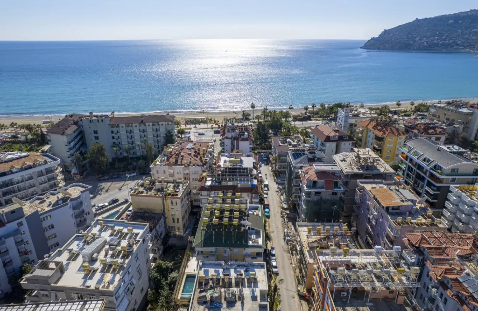 Plaja100 m Mesafede Satılık 1+1 Eşyalı Daire - Alanya Merkez