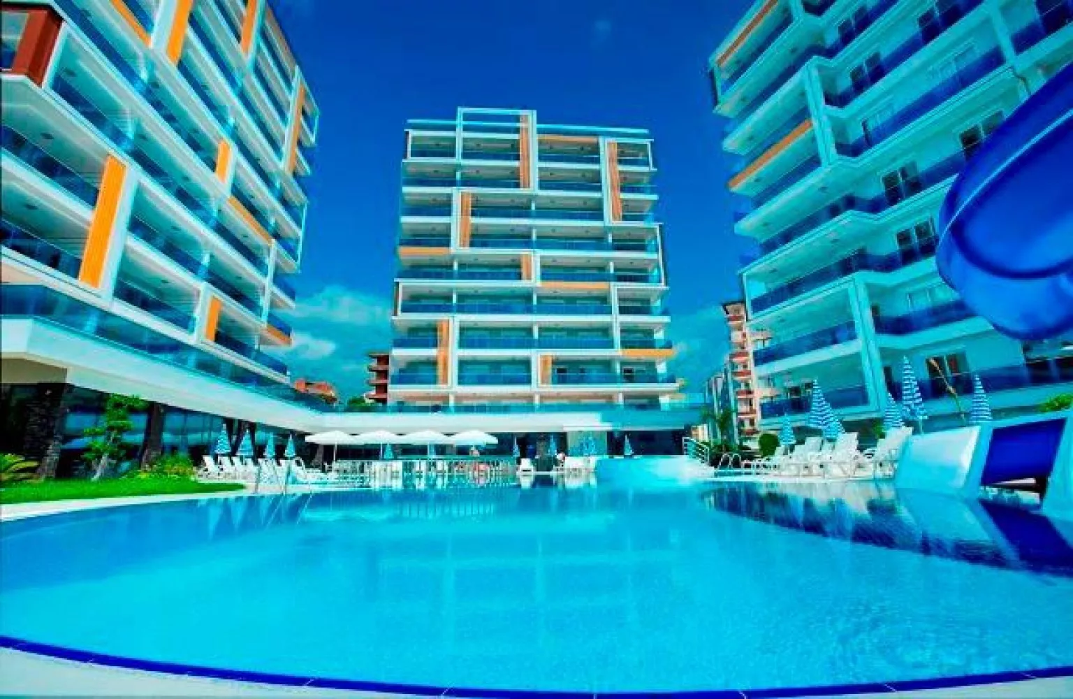 Moderne 2+1 Wohnung in Alanya, 400 m vom Strand entfernt