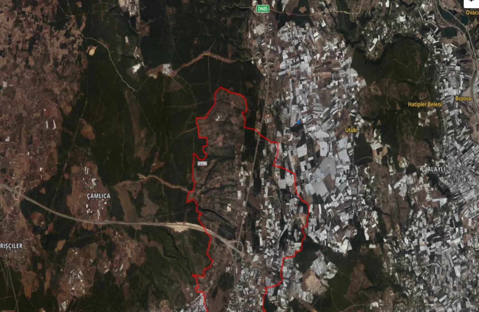 Antalya Aksu’da Yatırımlık 400 m² Konut Arsası Satılık