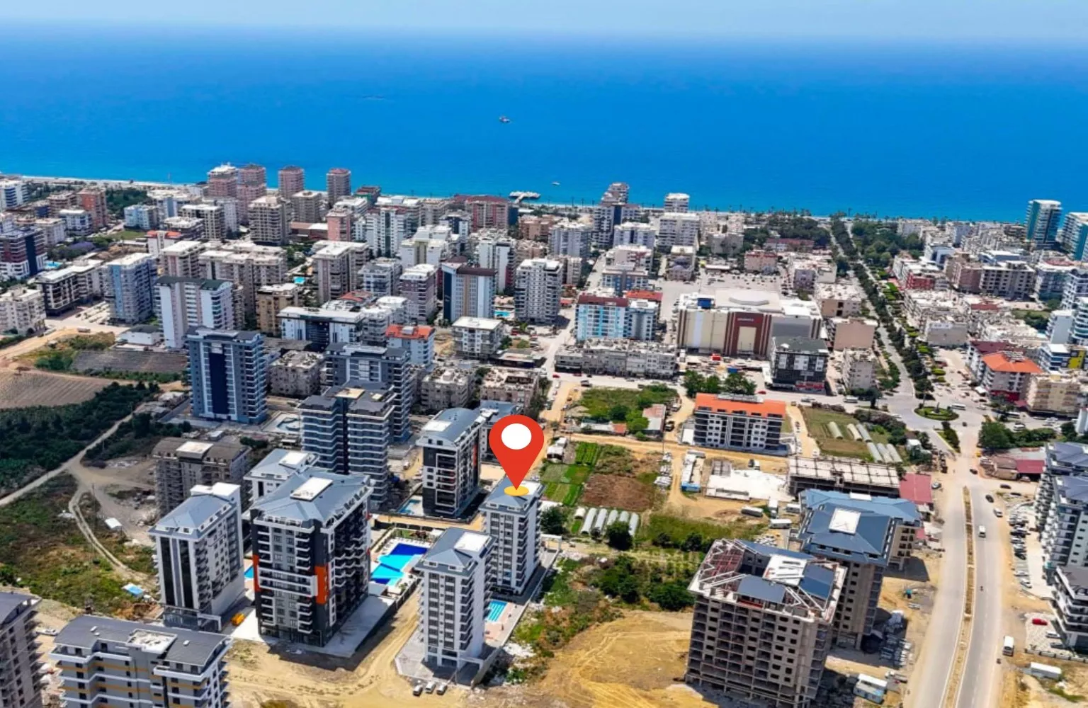 Plaja 750m Mesafede Satılık 1+1 Daire - Alanya Mahmutlar