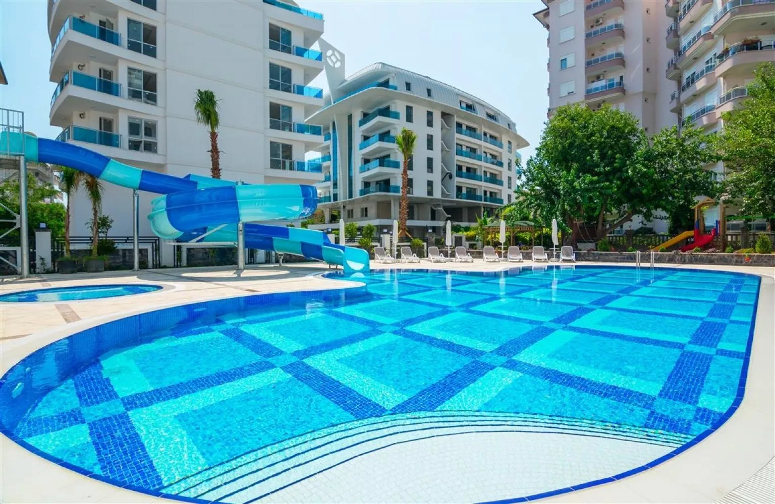 Möblierte Wohnung 600 m vom Strand entfernt - Alanya Zentrum