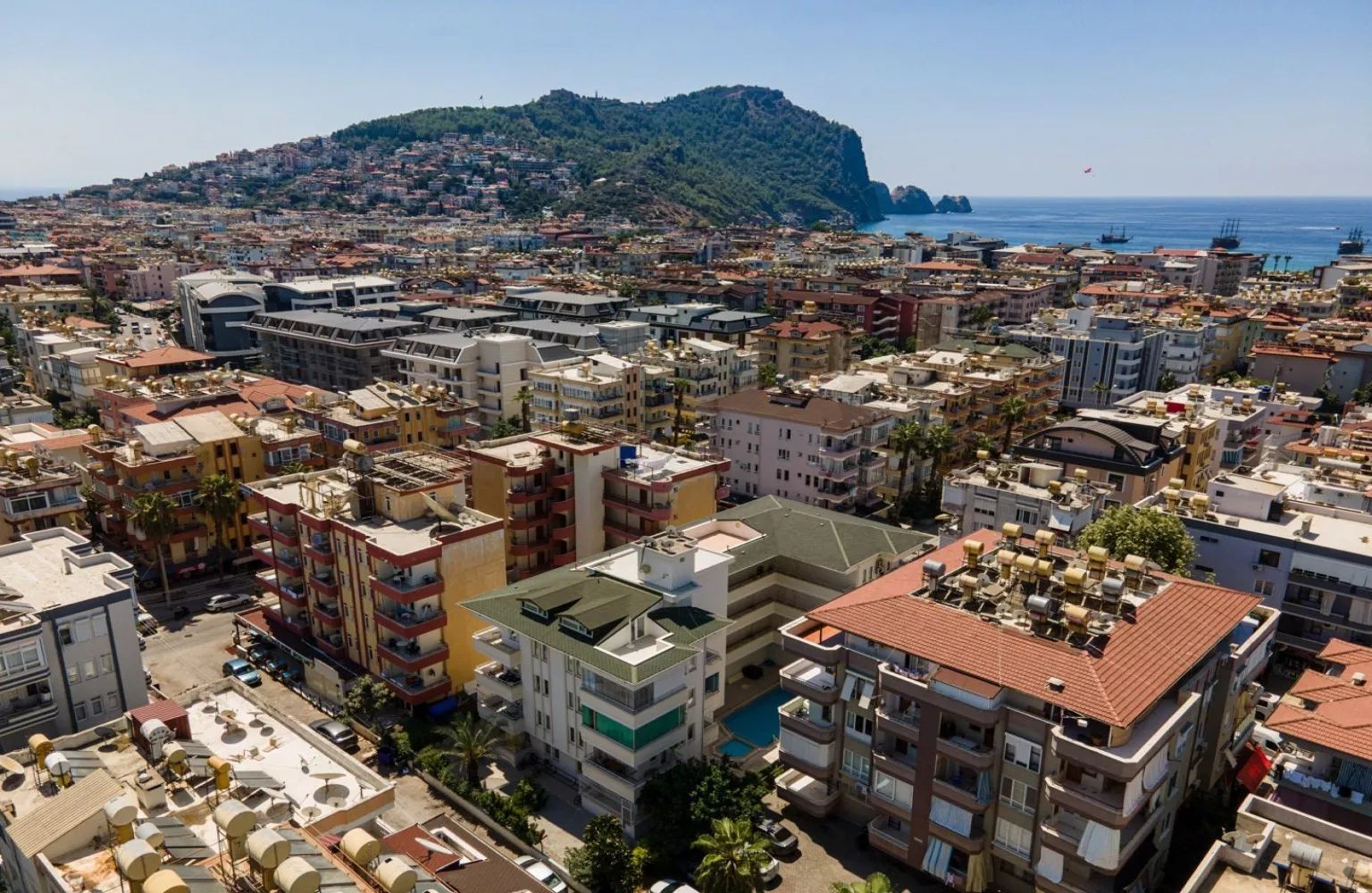 Möblierte 1+1 Wohnung in Alanya, 350 m zum Kleopatra Strand