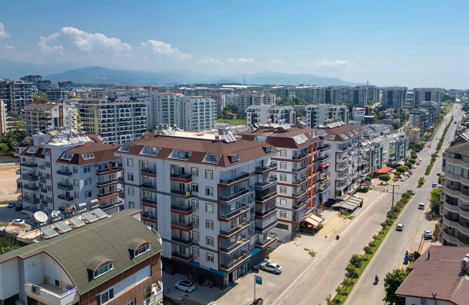 Plaja 600m Mesafede Satılık 2+1Dubleks Daire Alanya Avsallar