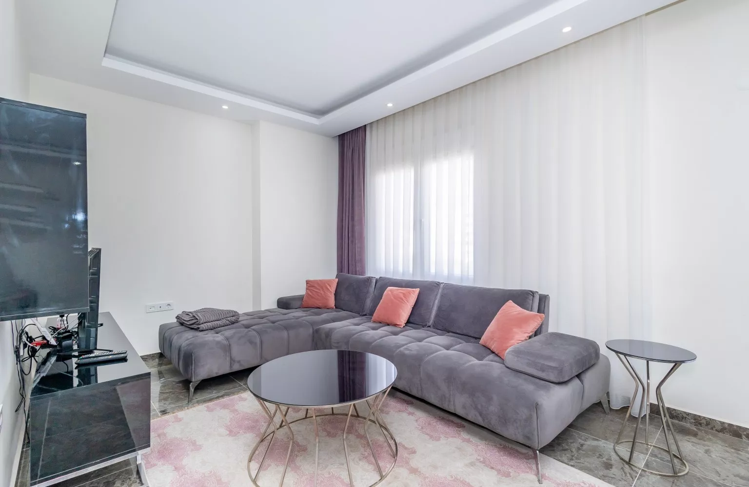 Plaja 600m Mesafede Satılık 2+1Dubleks Daire Alanya Avsallar