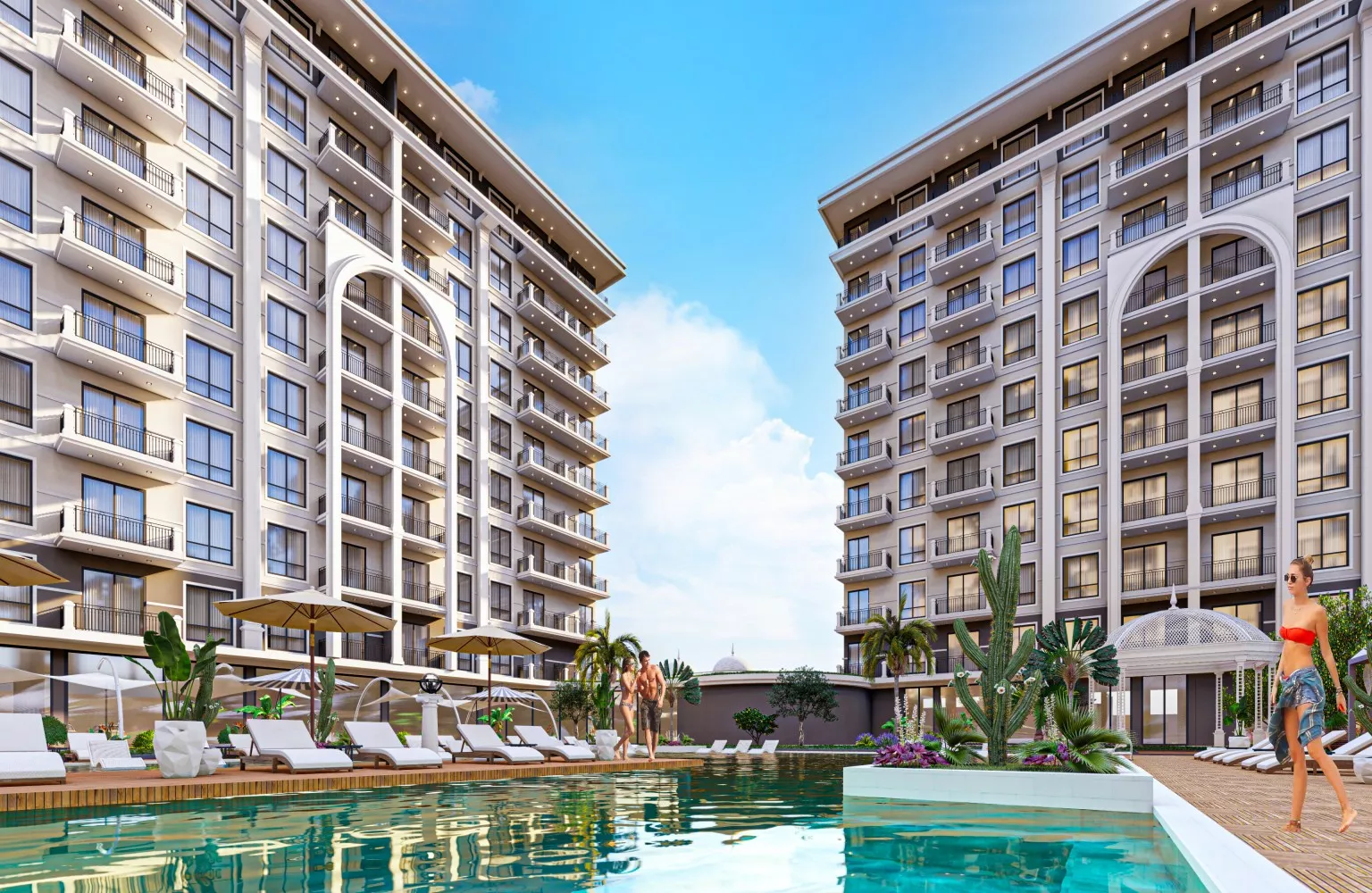 Satılık Sıfır 1+1 ve 2+1 Daireler - Demirtaş Alanya