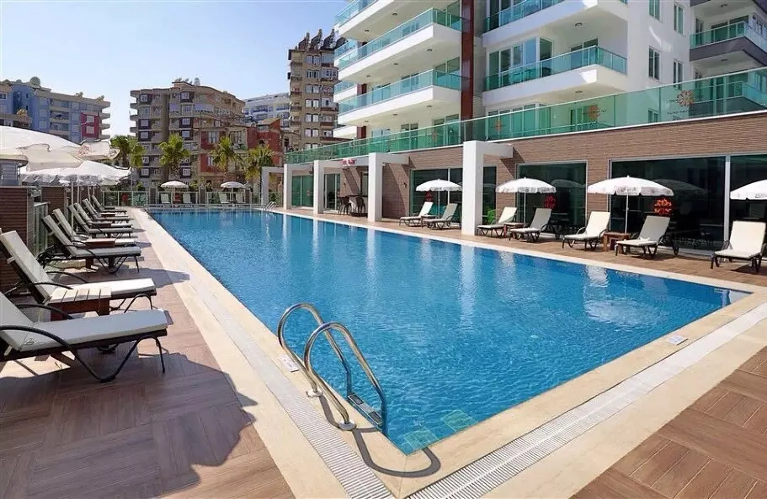 Möblierte 2+1 Wohnung in Tosmur Alanya, 400 m zum Strand