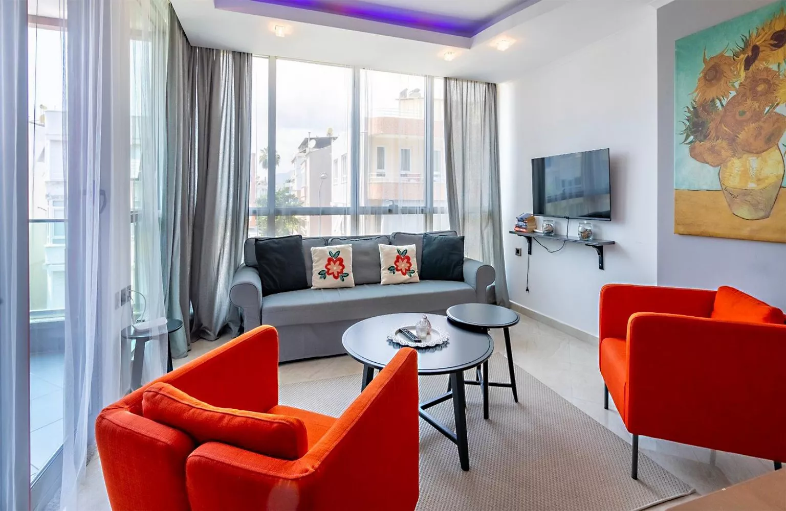 Sahile 200 m mesafe Obagöl de Satılık Eşyalı 2+1 Daire