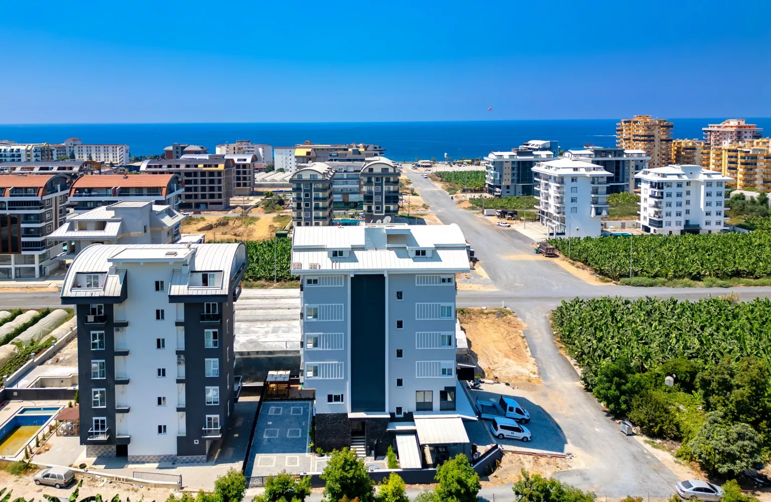 Plaja 400m Uzaklıkta Satılık Deniz Manzaralı 1+1 Daire