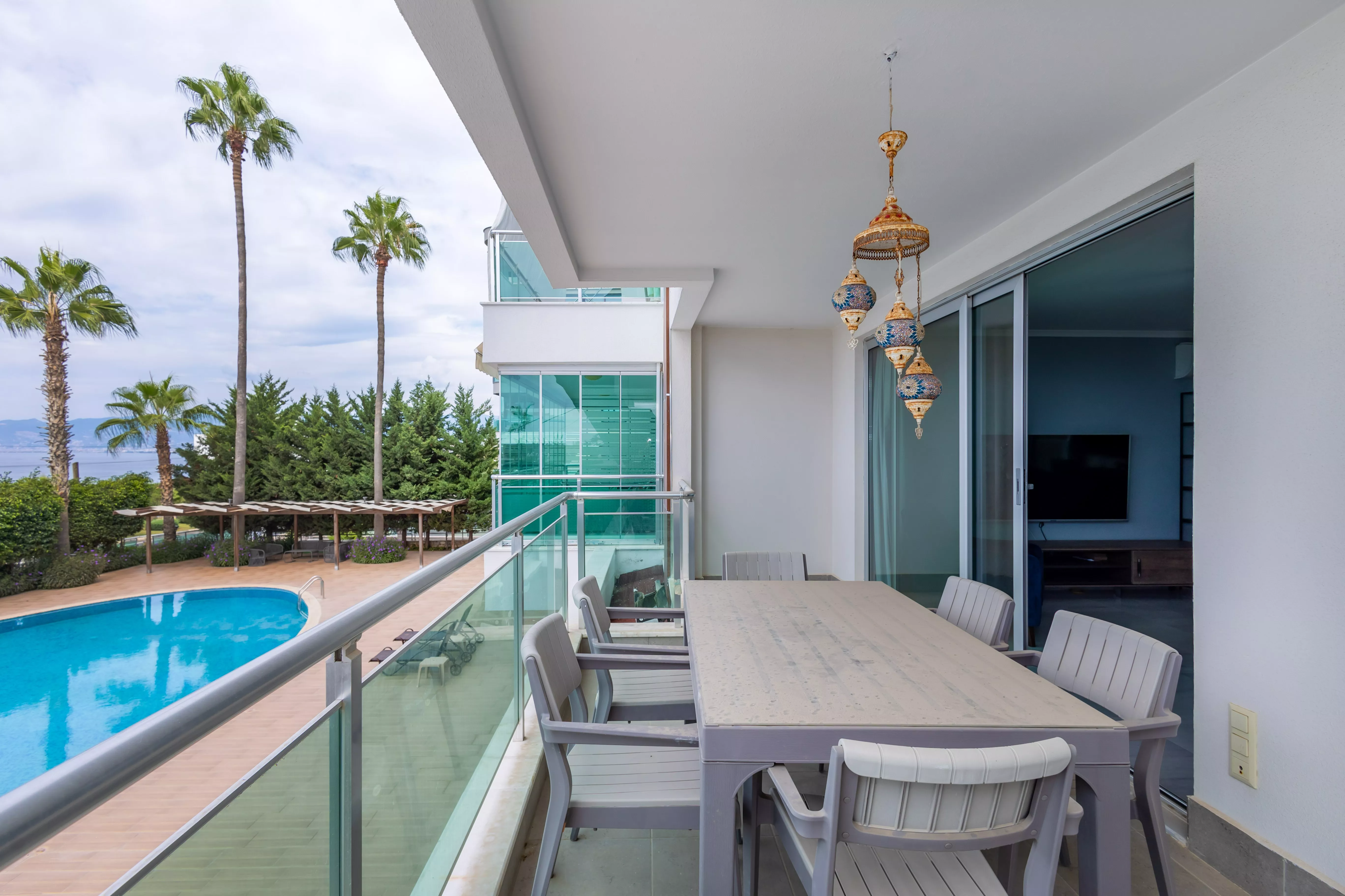 Satılık 2+1 Eşyalı Daire, Alanya Kargıcak, Deniz Manzaralı