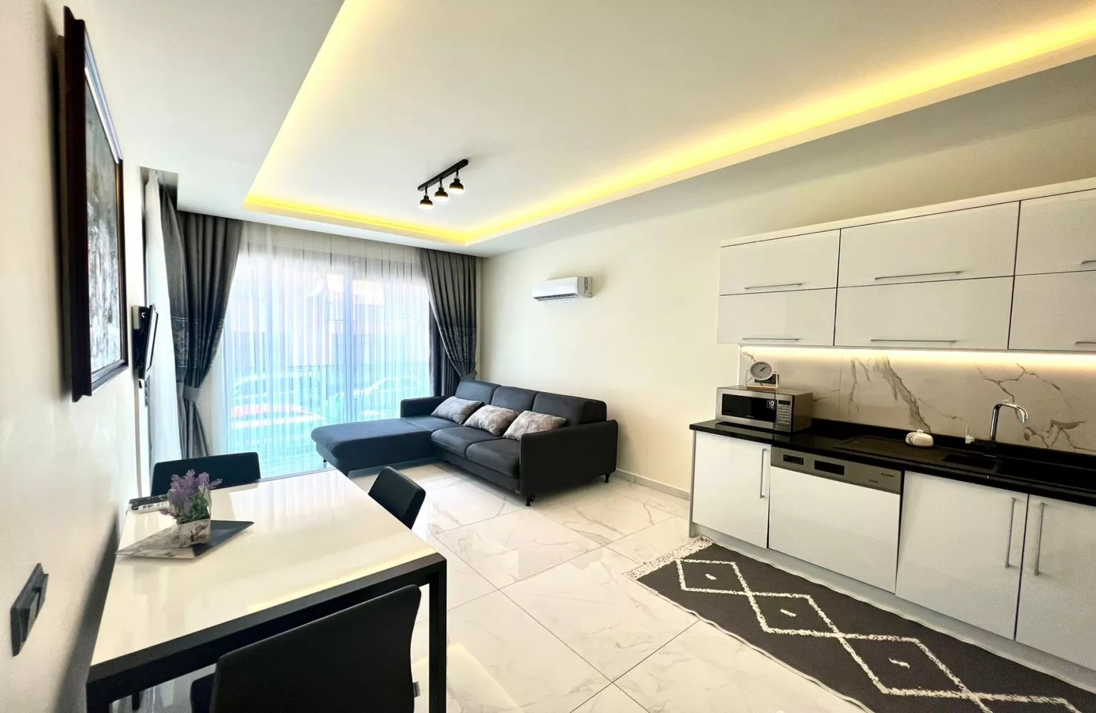 Möblierte 1+1 Wohnung in Alanya Kleopatra - Besthome 25