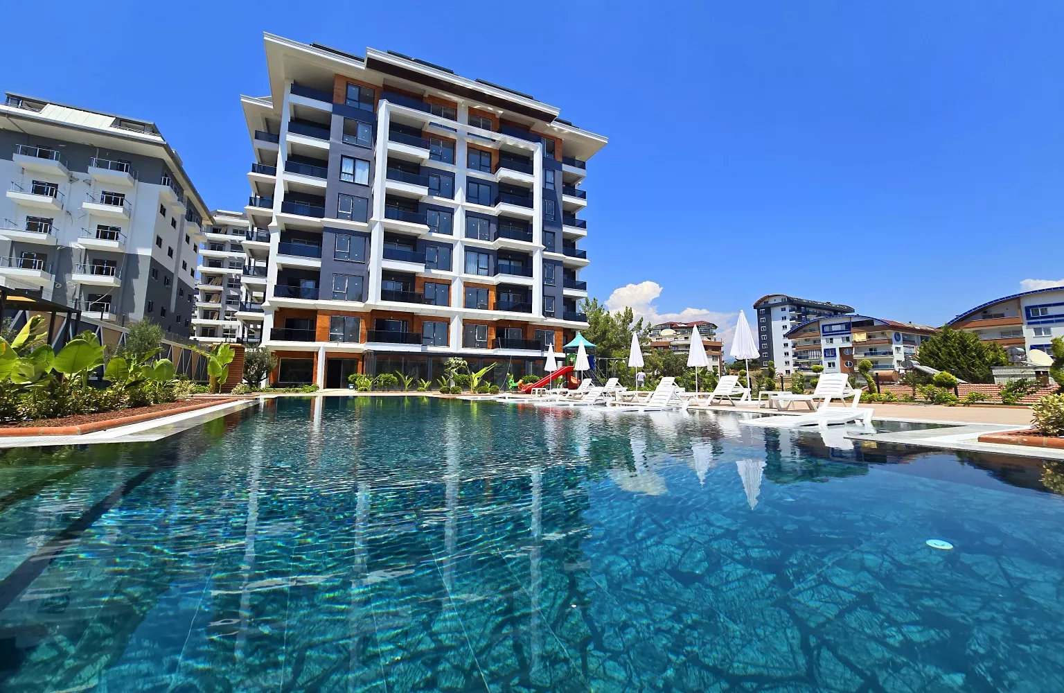 1+1 Wohnung zum Verkauf Alanya Avsallar