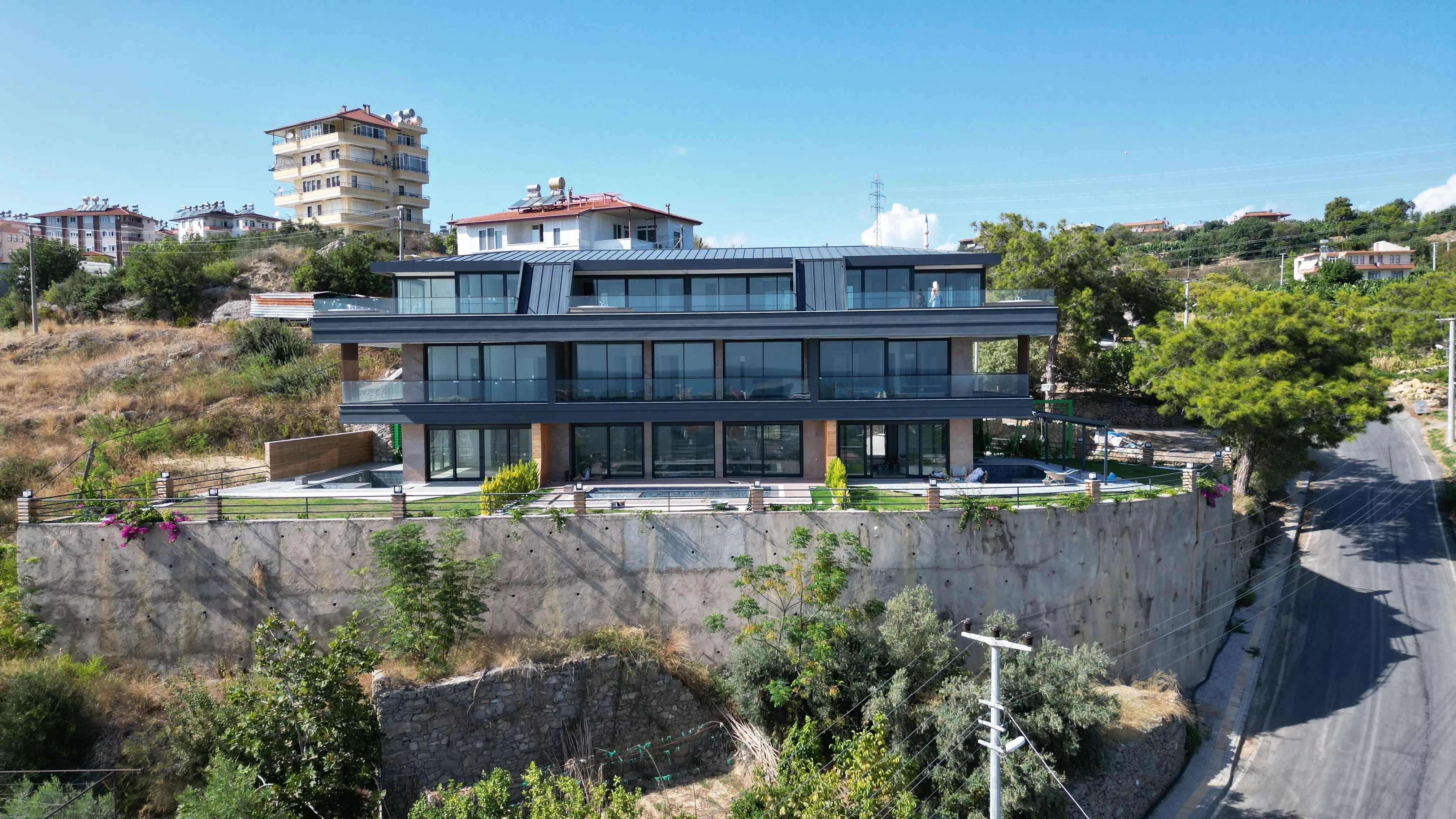 Satılık Deniz Manzaralı 4+2 ve 5+2 Villa - İncekum Alanya