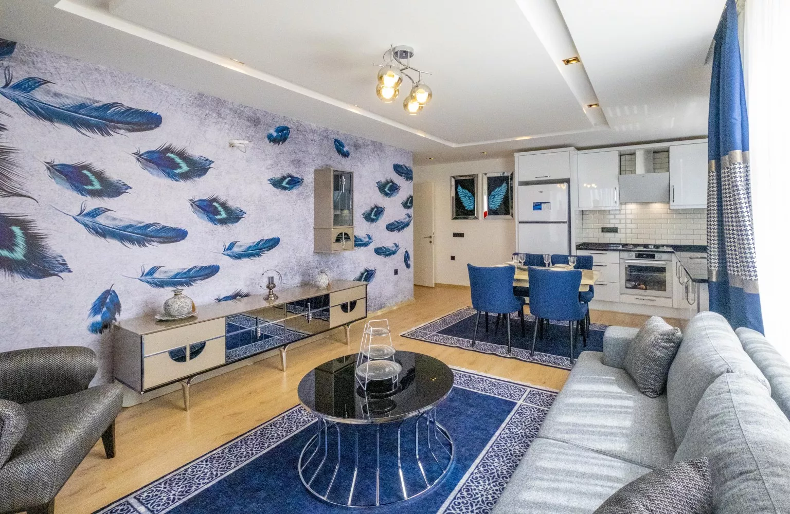 Alanya, Kargıcak'ta Deniz Manzaralı Satılık 2+1 Daire