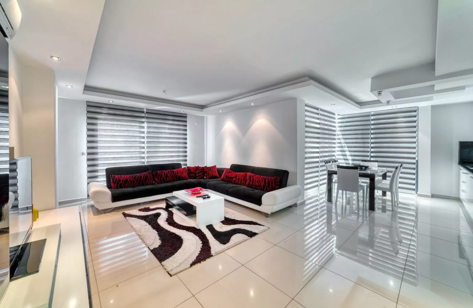 Deniz Manzaralı, Eşyalı Satılık 2+1 Daire - Alanya Cikcilli