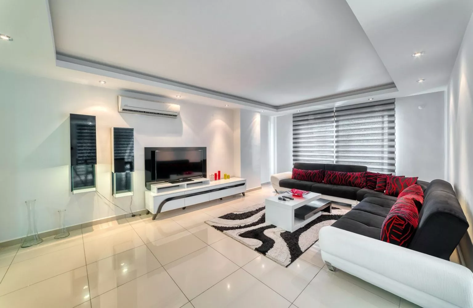 Deniz Manzaralı, Eşyalı Satılık 2+1 Daire - Alanya Cikcilli