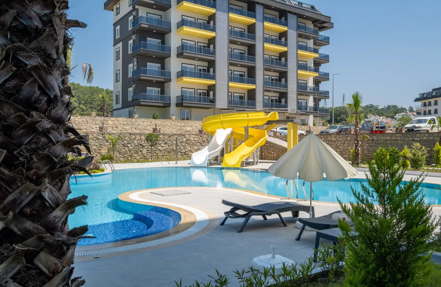 Spectacular 1+1 Flat with Sea View in Avsallar, Alanya