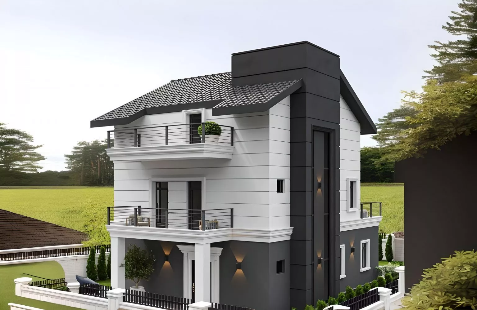 Vatandaşlığa uygun lüks ve konforlu  Neo Papatya villa