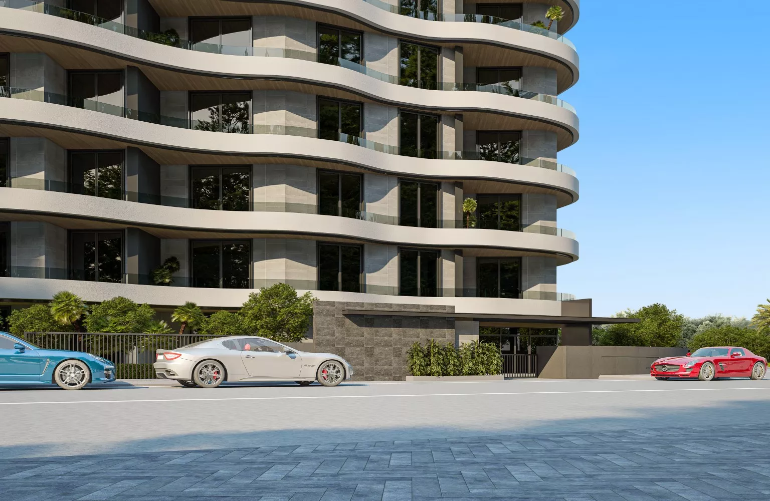 Investment apartments for sale in the center of Antalya.