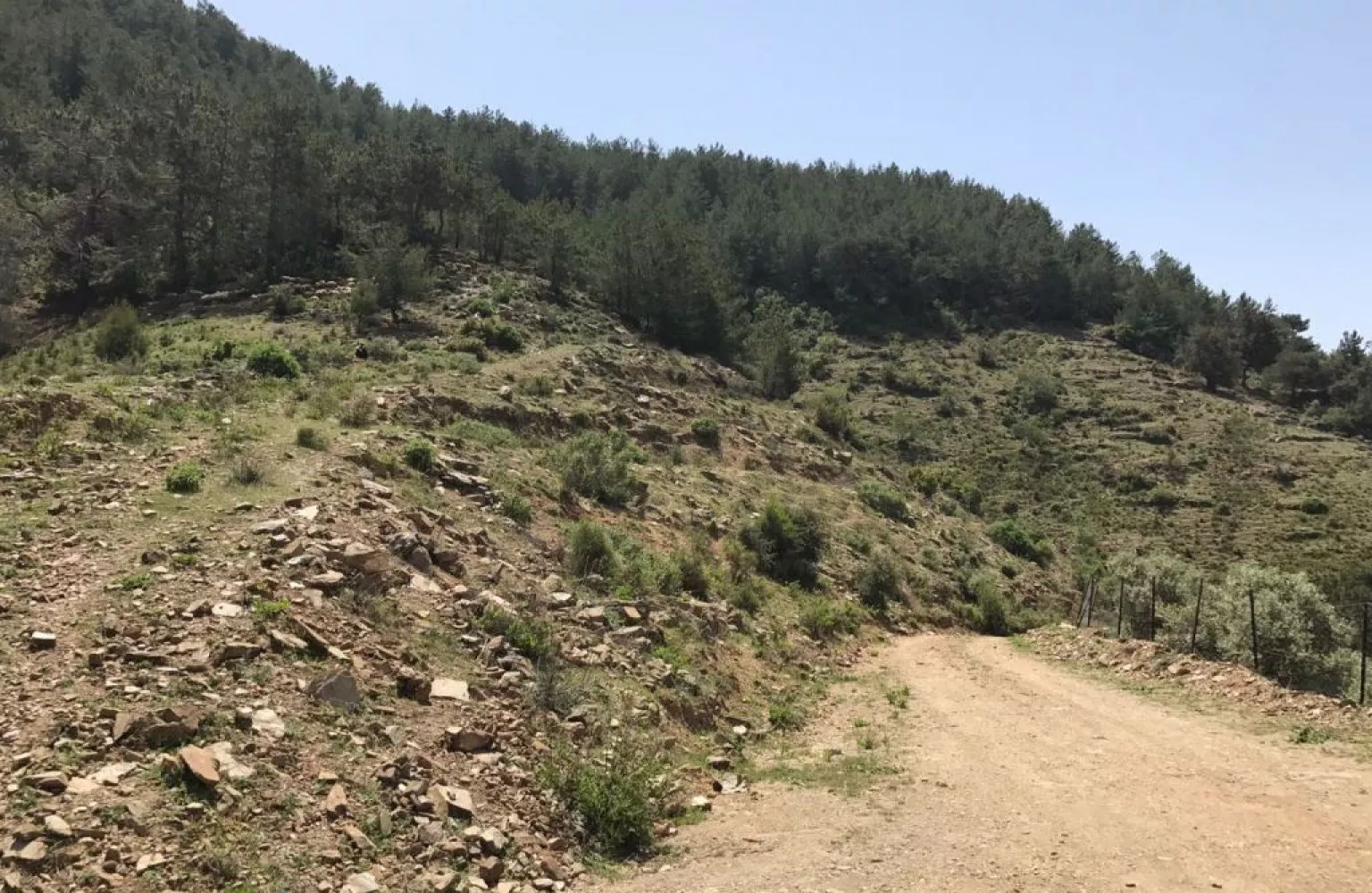 Antalya Gazipaşa'da deniz ve dağ manzaralı satılık arsa.