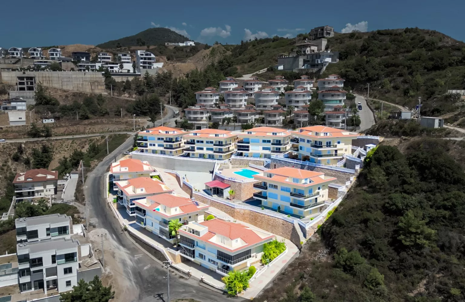 Alanya, Kargıcakta satılık deniz manzaralı 3+2 dubleks daire