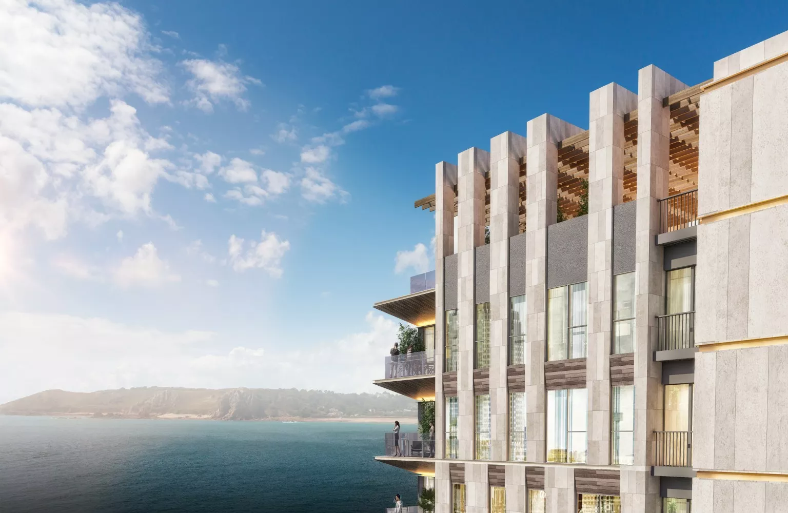 Antalya'da denize sıfır satılık 3+1 lüks daireler.