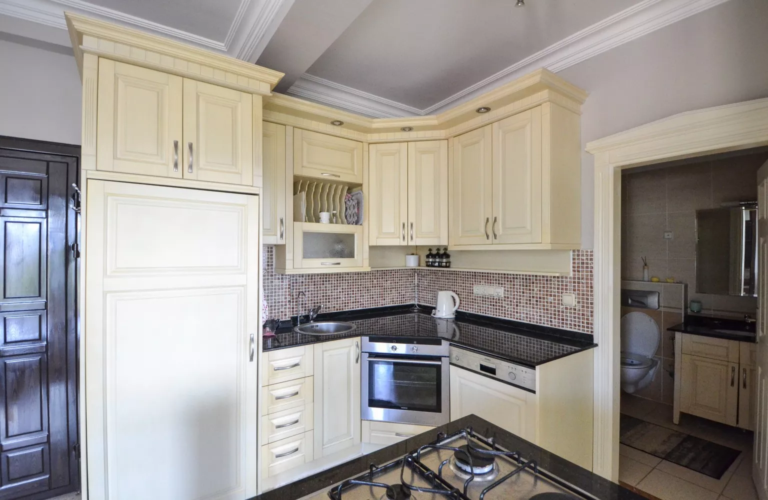 Alanya'da Gold City satılık 3+1 ful eşyalı  dubleks daire.